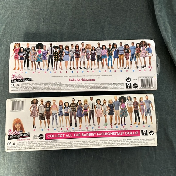 Set/2 Barbie Ken Fashionistas Dolls in Boxes - Picture 5 of 5